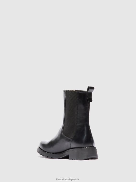 bottines chelsea rein795 femmes 0N8R220 tapis noir (tout noir) Fly London
