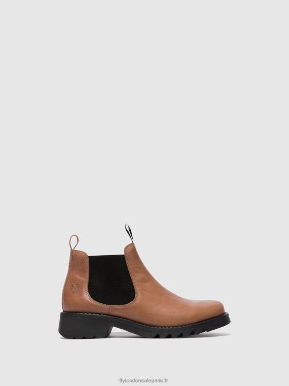 bottines chelsea rika894 femmes 0N8R121 rose (semelle noire) Fly London