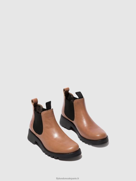 bottines chelsea rika894 femmes 0N8R121 rose (semelle noire) Fly London