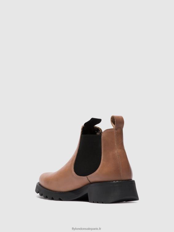 bottines chelsea rika894 femmes 0N8R121 rose (semelle noire) Fly London
