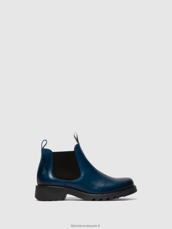 bottines chelsea rika894 femmes 0N8R123 bleu roi (semelle noire) Fly London