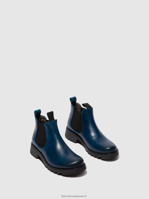 bottines chelsea rika894 femmes 0N8R123 bleu roi (semelle noire) Fly London