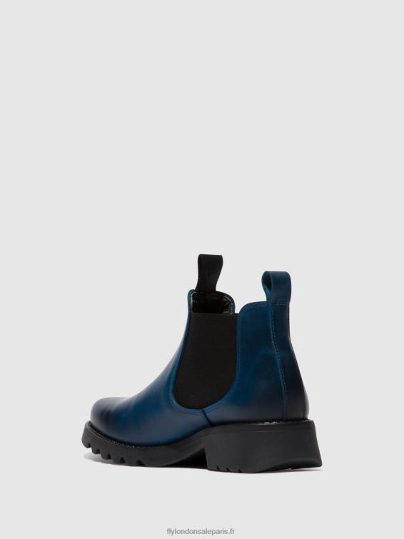 bottines chelsea rika894 femmes 0N8R123 bleu roi (semelle noire) Fly London