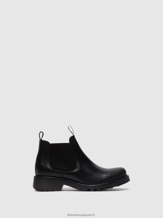 bottines chelsea rika894 femmes 0N8R124 noir (tout noir) Fly London