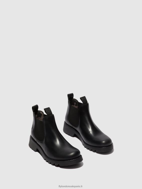 bottines chelsea rika894 femmes 0N8R124 noir (tout noir) Fly London