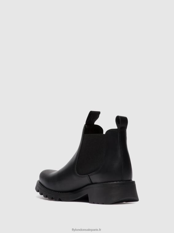 bottines chelsea rika894 femmes 0N8R124 noir (tout noir) Fly London