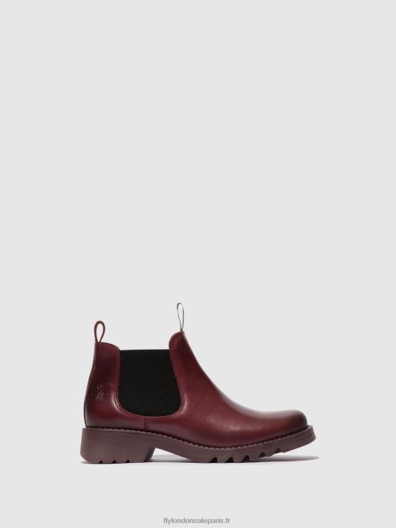 bottines chelsea rika894 femmes 0N8R126 violet (semelle violette) Fly London