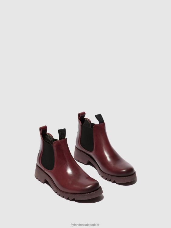 bottines chelsea rika894 femmes 0N8R126 violet (semelle violette) Fly London