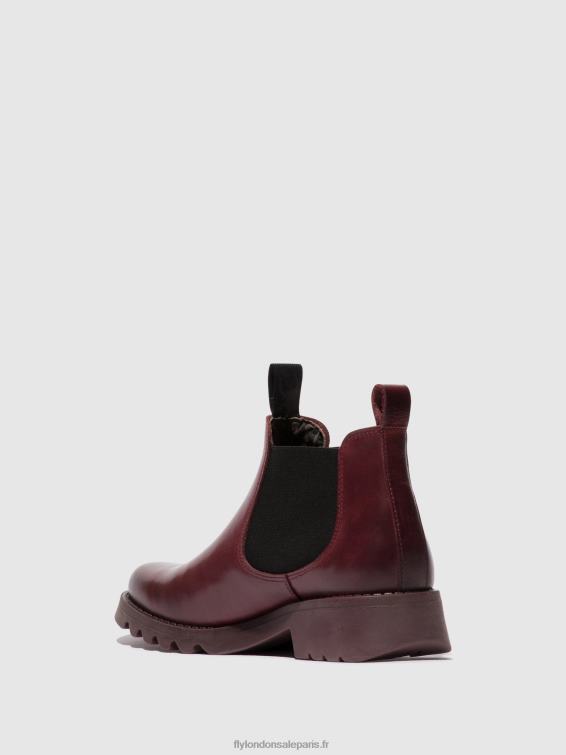 bottines chelsea rika894 femmes 0N8R126 violet (semelle violette) Fly London