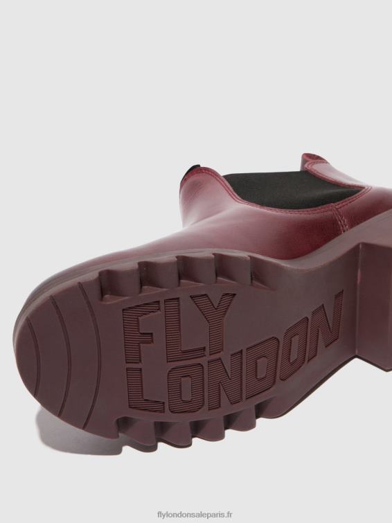 bottines chelsea rika894 femmes 0N8R126 violet (semelle violette) Fly London