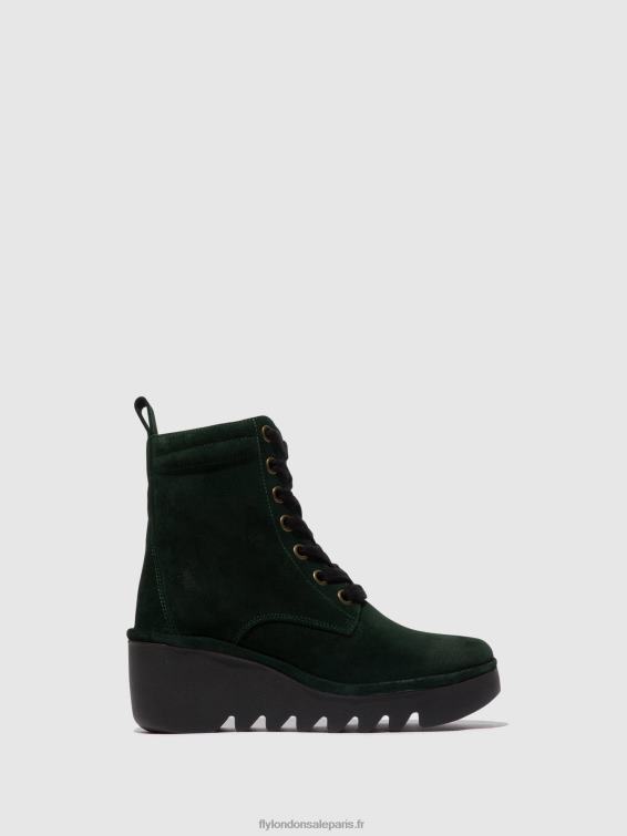bottines à lacets biaz329 femmes 0N8R105 forêt verte Fly London