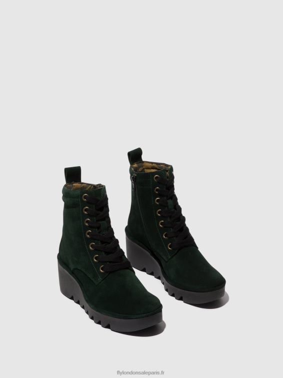 bottines à lacets biaz329 femmes 0N8R105 forêt verte Fly London