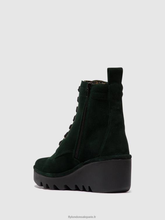 bottines à lacets biaz329 femmes 0N8R105 forêt verte Fly London