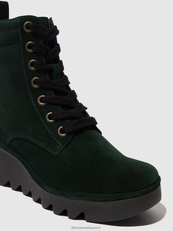 bottines à lacets biaz329 femmes 0N8R105 forêt verte Fly London