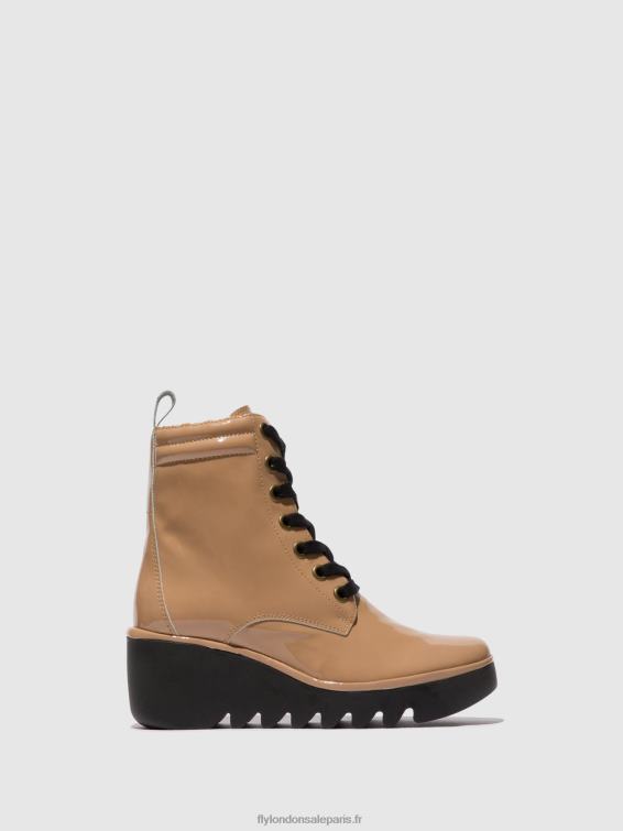 bottines à lacets biaz329 femmes 0N8R109 capuccino Fly London
