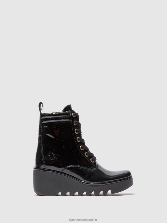 bottines à lacets biaz329 femmes 0N8R210 atlantide noir Fly London