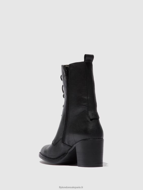 bottines à lacets blya070 femmes 0N8R208 Vérone noir Fly London