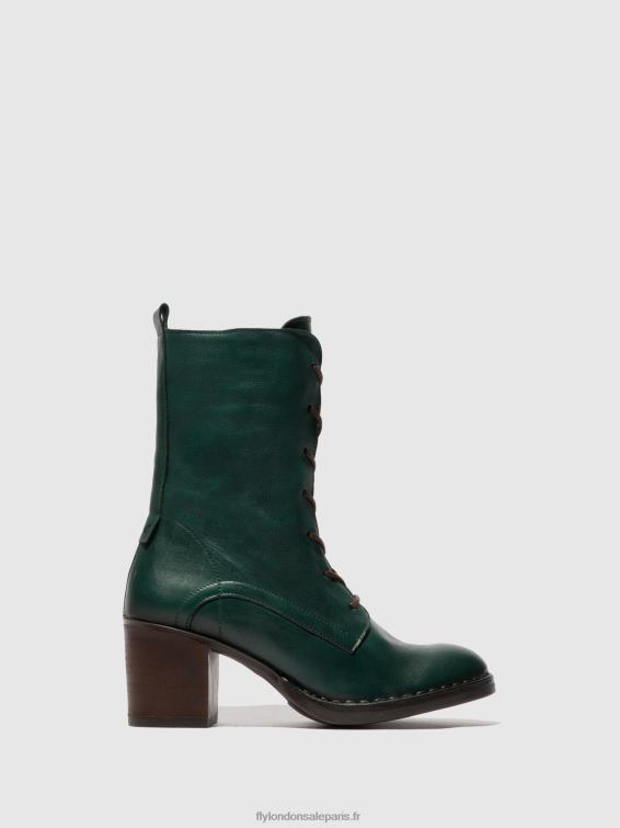 bottines à lacets blya070 femmes 0N8R209 forêt verte de vérone Fly London