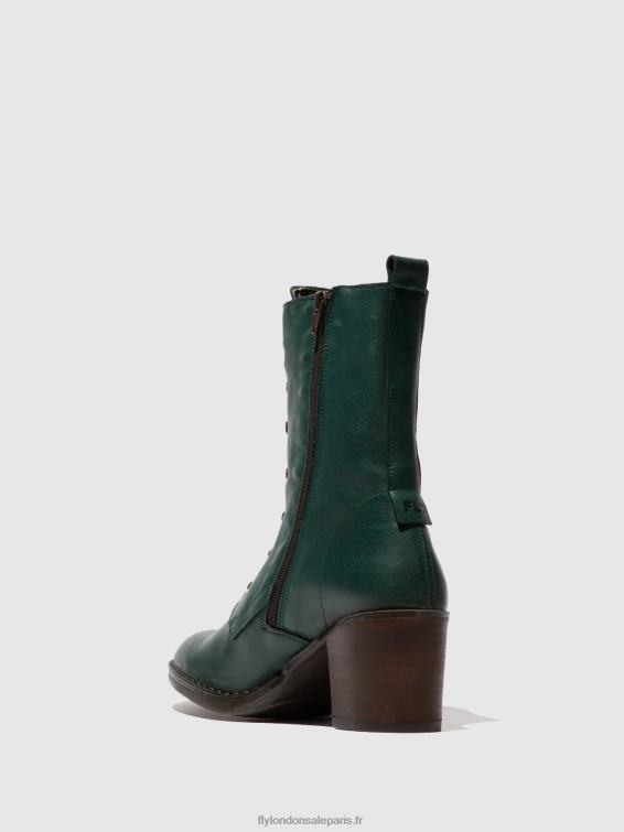 bottines à lacets blya070 femmes 0N8R209 forêt verte de vérone Fly London