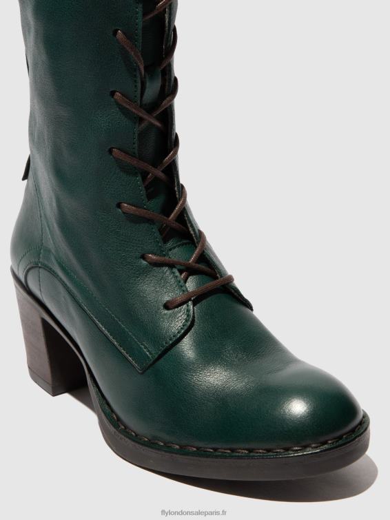 bottines à lacets blya070 femmes 0N8R209 forêt verte de vérone Fly London