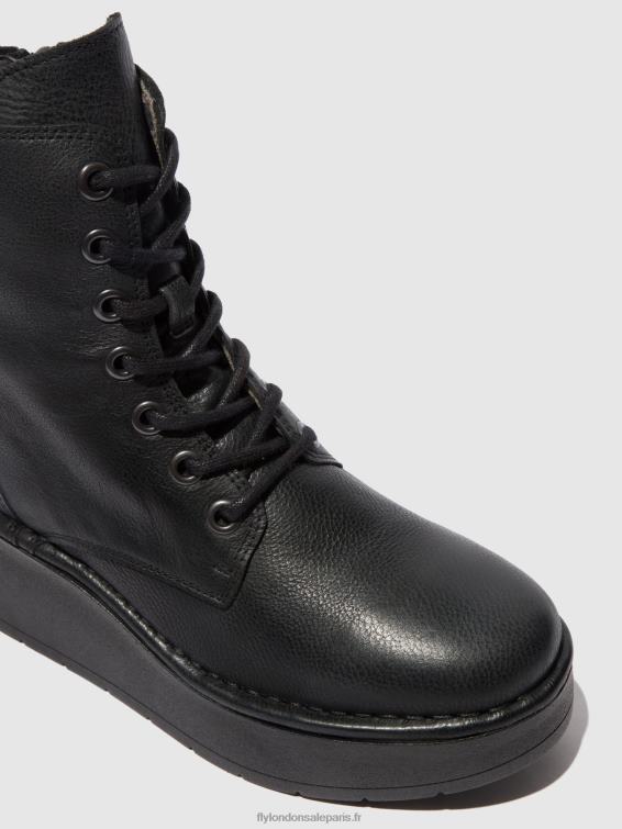 bottines à lacets hepe239 femmes 0N8R199 Vérone noir Fly London