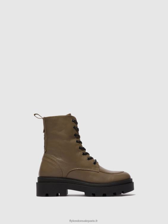 bottines à lacets jaye878 femmes 0N8R101 taupe Fly London
