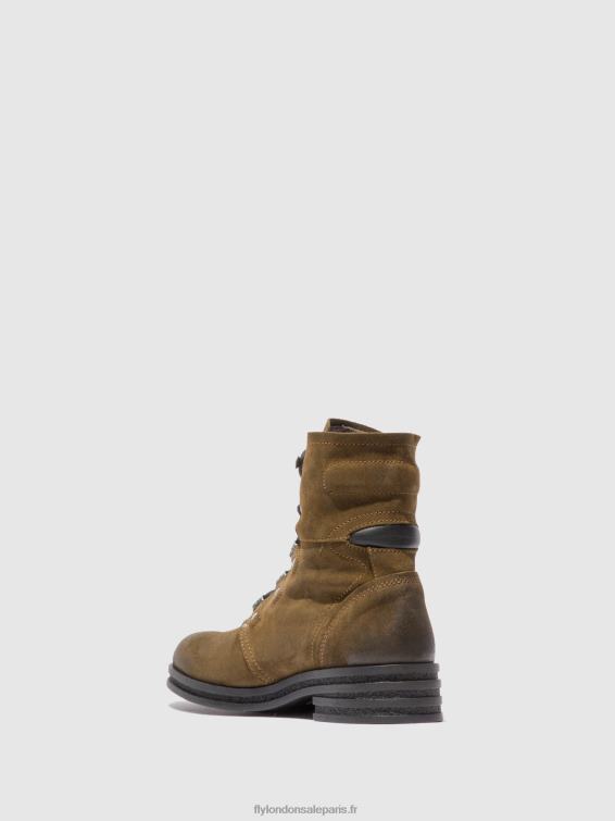 bottines à lacets knot792 femmes 0N8R202 boue de suède Fly London