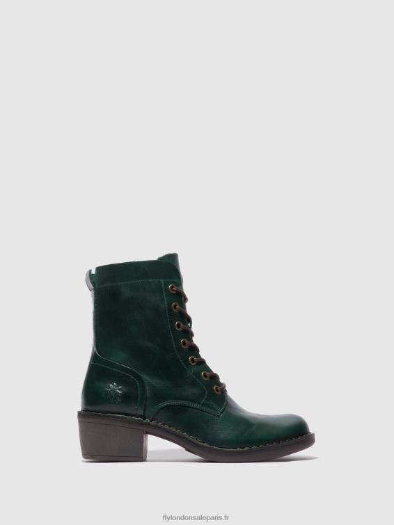 bottines à lacets milu044 femmes 0N8R195 tapis essence Fly London