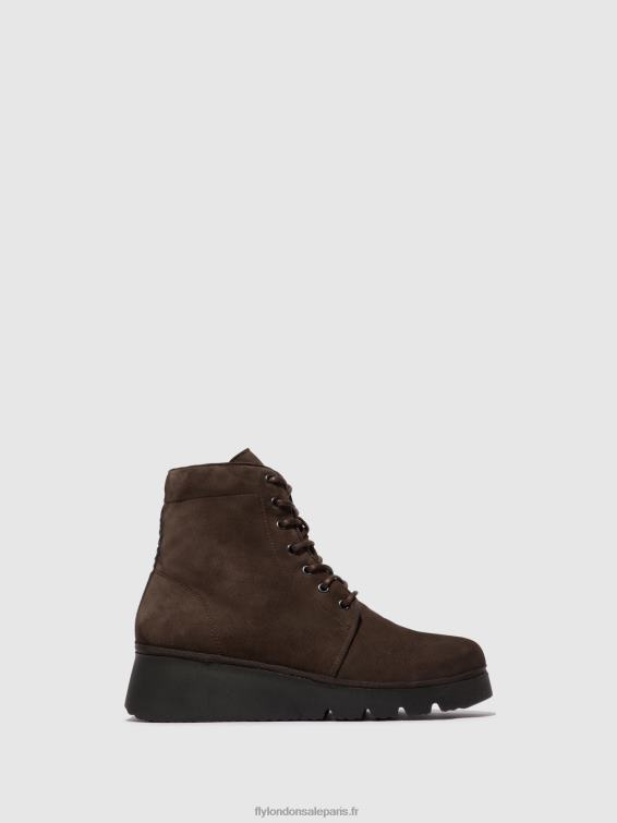 bottines à lacets pall404 femmes 0N8R94 ns. taupe Fly London