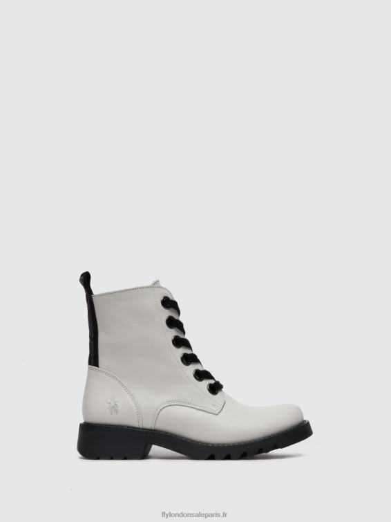 bottines à lacets ragi539 femmes 0N8R286 tapis blanc cassé Fly London