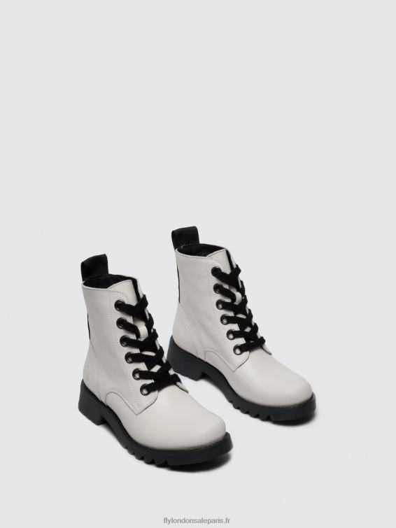 bottines à lacets ragi539 femmes 0N8R286 tapis blanc cassé Fly London