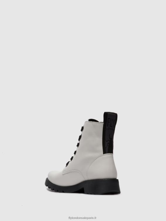 bottines à lacets ragi539 femmes 0N8R286 tapis blanc cassé Fly London