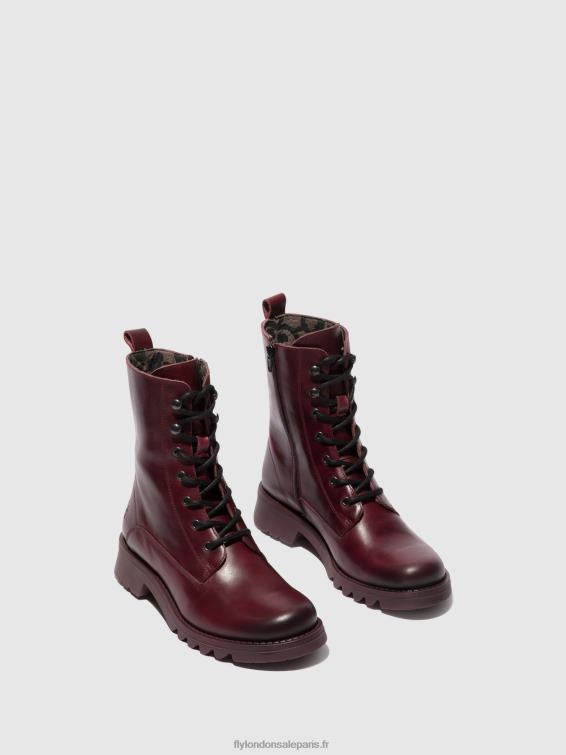 bottines à lacets reid893 femmes 0N8R93 violet (semelle violette) Fly London