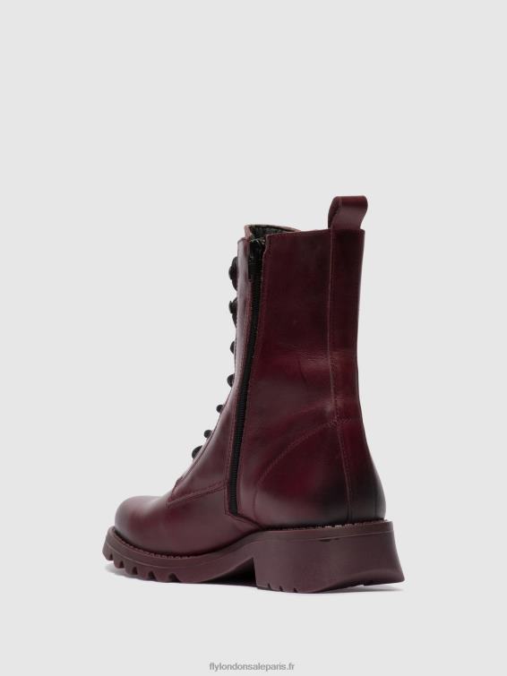 bottines à lacets reid893 femmes 0N8R93 violet (semelle violette) Fly London