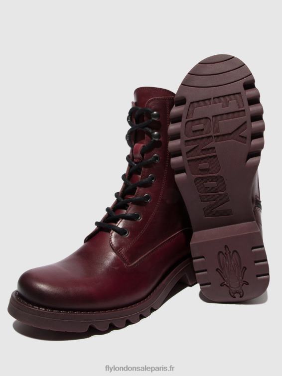 bottines à lacets reid893 femmes 0N8R93 violet (semelle violette) Fly London