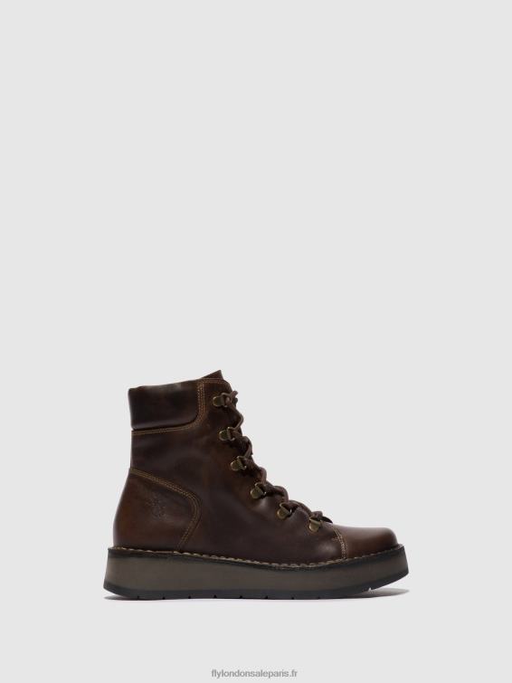 bottines à lacets roxy094 femmes 0N8R88 ns. brun Fly London