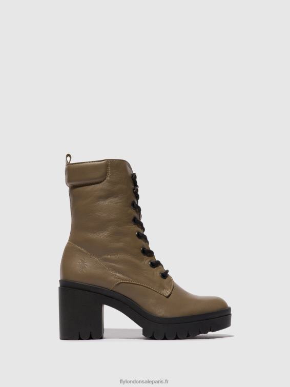 bottines à lacets tiel642 femmes 0N8R86 taupe Fly London