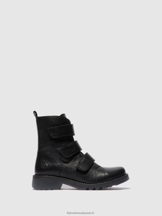 bottines à scratch rach790 femmes 0N8R189 noir de rio Fly London