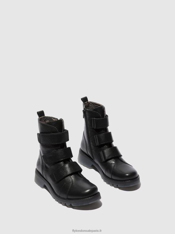 bottines à scratch rach790 femmes 0N8R189 noir de rio Fly London