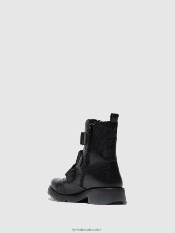 bottines à scratch rach790 femmes 0N8R189 noir de rio Fly London