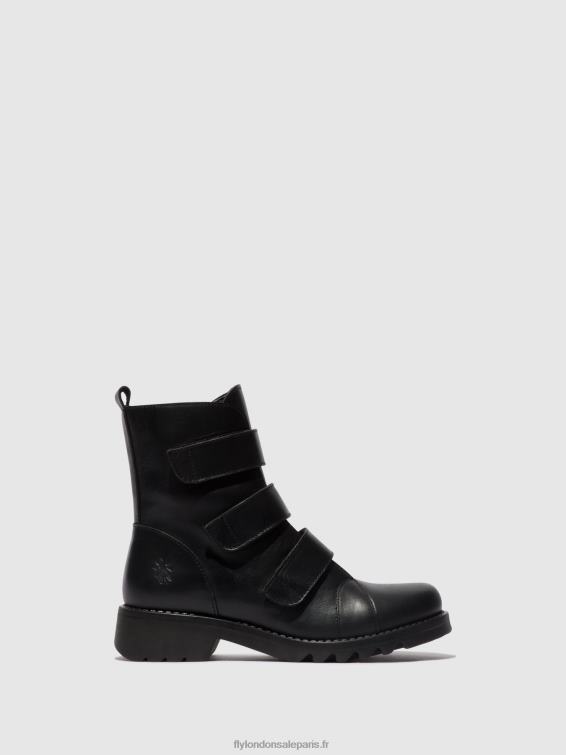 bottines à scratch rach790 femmes 0N8R19 noir (tout noir) Fly London