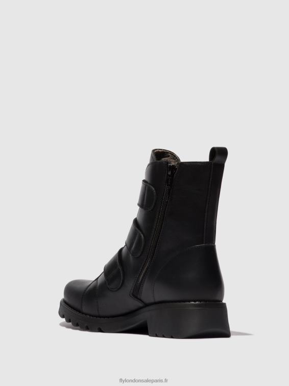 bottines à scratch rach790 femmes 0N8R19 noir (tout noir) Fly London