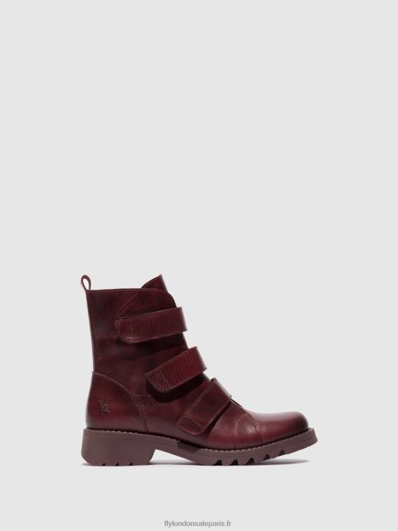 bottines à scratch rach790 femmes 0N8R77 violet (semelle violette) Fly London