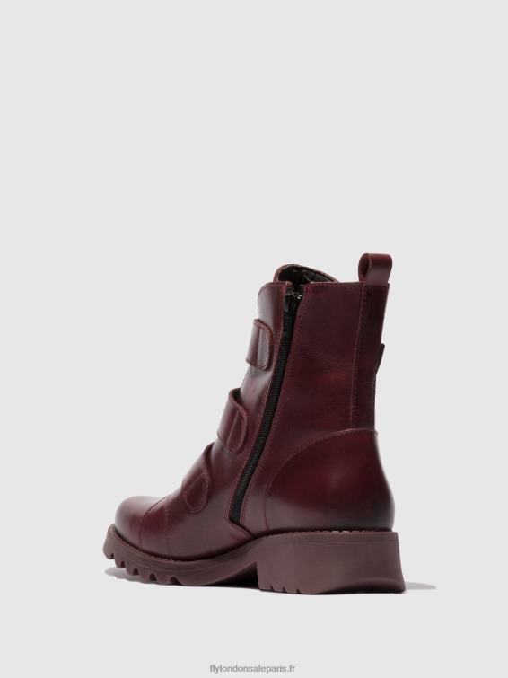bottines à scratch rach790 femmes 0N8R77 violet (semelle violette) Fly London