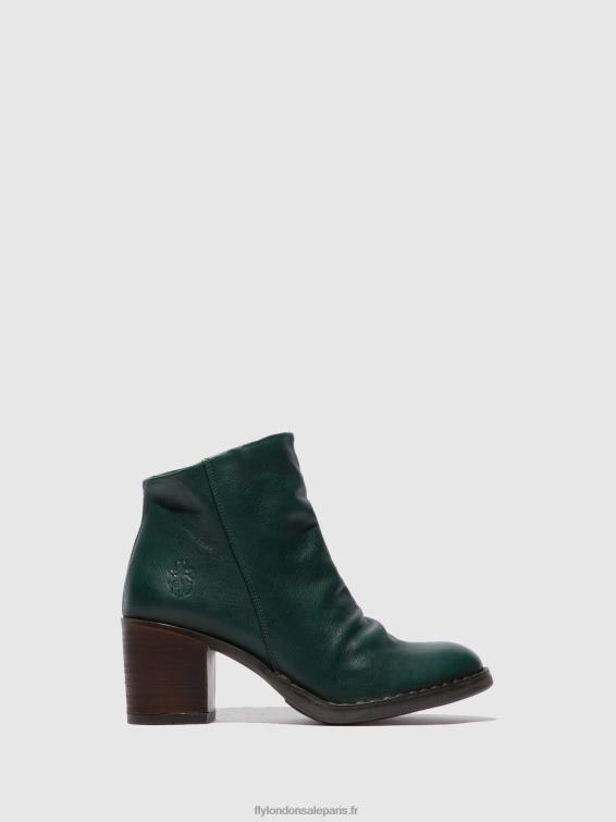 bottines zippées bell061 femmes 0N8R186 forêt verte de vérone Fly London