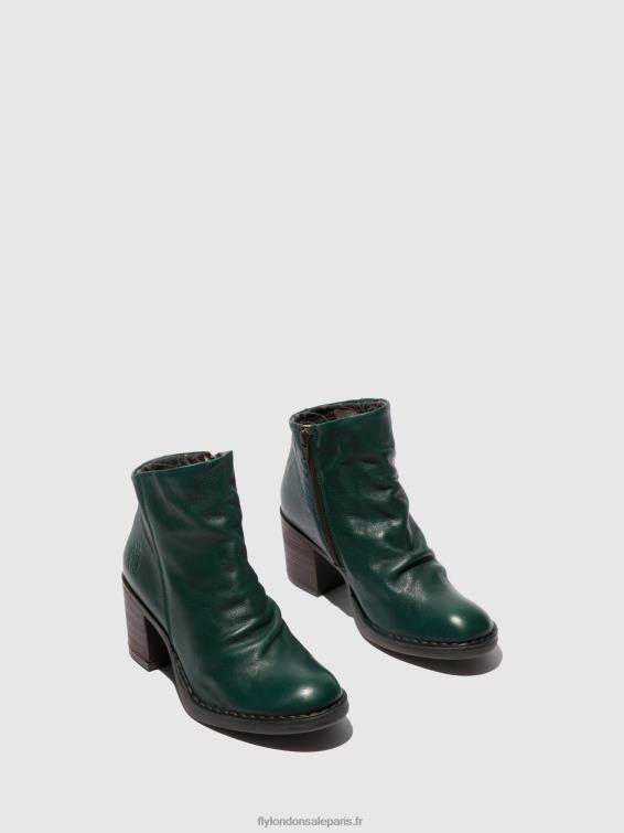 bottines zippées bell061 femmes 0N8R186 forêt verte de vérone Fly London