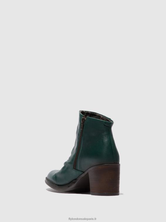 bottines zippées bell061 femmes 0N8R186 forêt verte de vérone Fly London