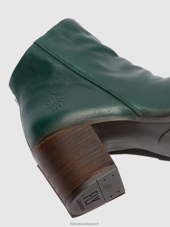 bottines zippées bell061 femmes 0N8R186 forêt verte de vérone Fly London
