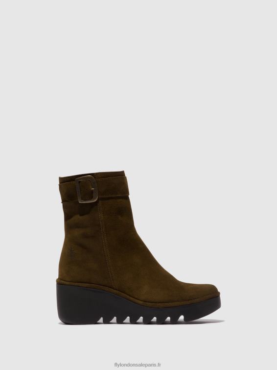 bottines zippées bepp396 femmes 0N8R61 boue Fly London
