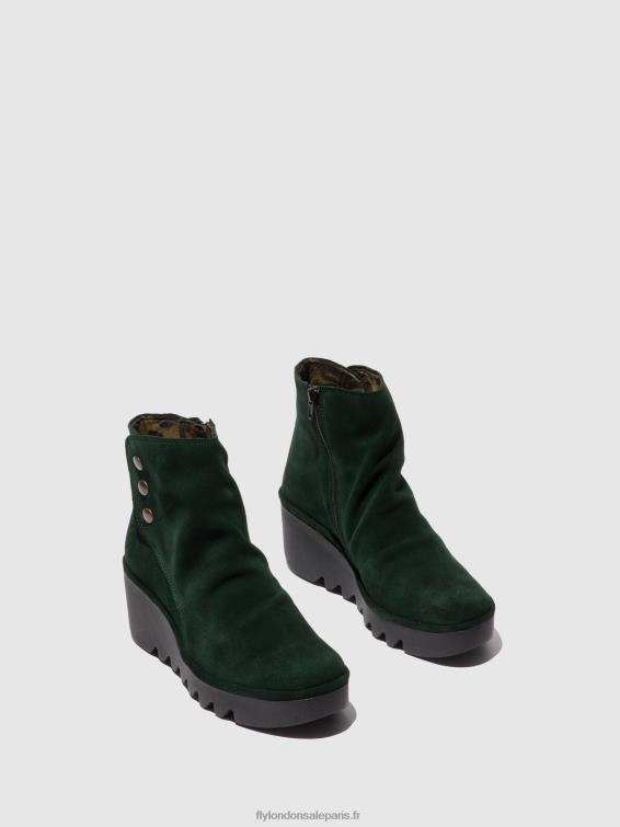 bottines zippées brom344 femmes 0N8R184 forêt verte en suède Fly London